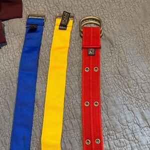 Polo by Ralph Lauren Blue, Yellow, and Red Belts